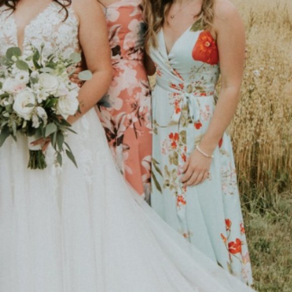 Lulus Still the One Sage Green Floral Print Satin Maxi Dress - Picture 4 of 6